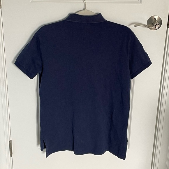 Polo Ralph Lauren Navy Short Sleeve Custom Slim Fit Mesh Polo Shirt 35566 - Picture 8 of 13